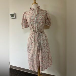 Vintage 1980s Laura Ashley floral print dress